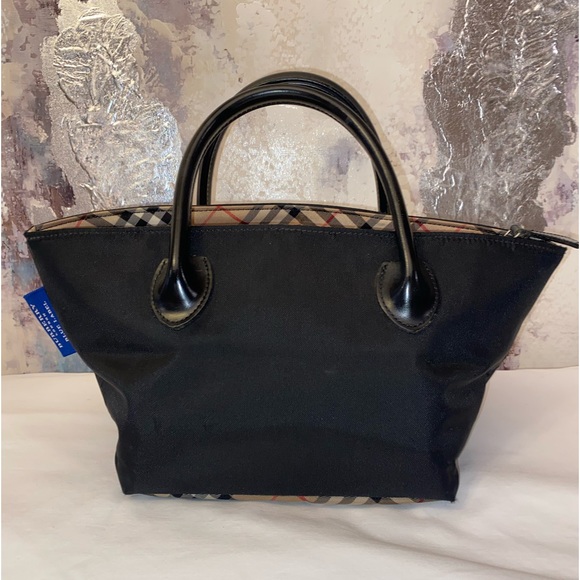 Authentic Burberry Blue Label Small Tote Purse - Picture 2 of 15